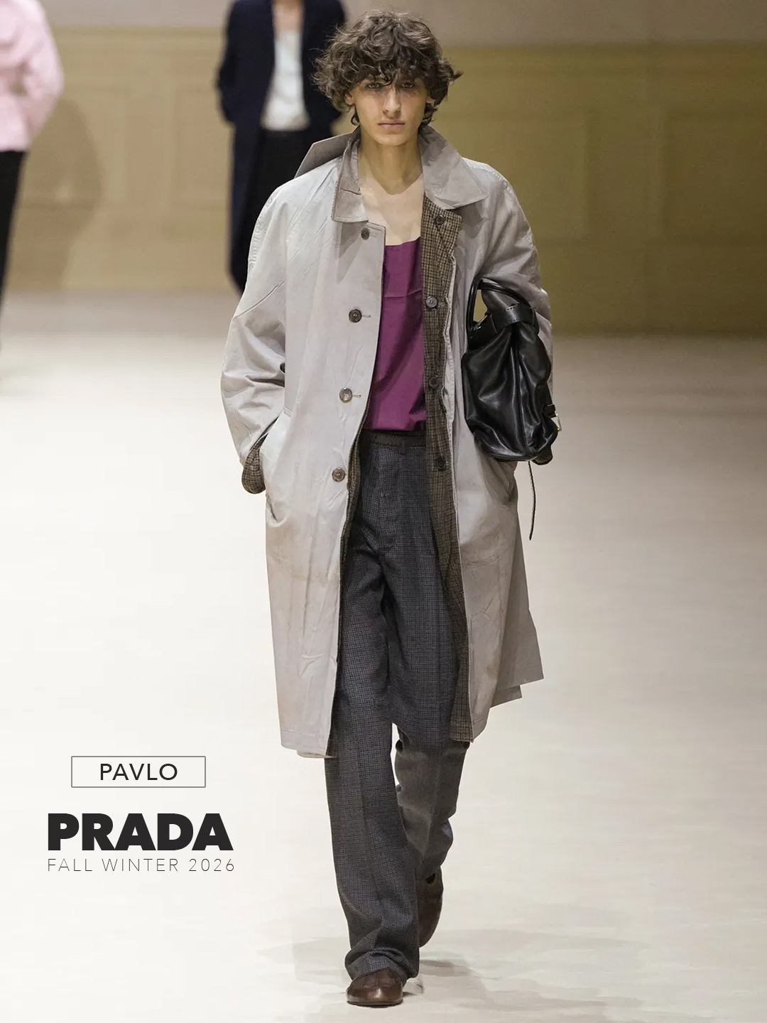 Pavlo #exclusive debut for PRADA A/W 26